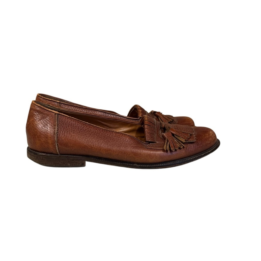 Cable & Co Mens Loafers Tassel Kiltie Slip On Casual Dress Brown Shoes Size 8 D﻿ - Picture 6 of 10